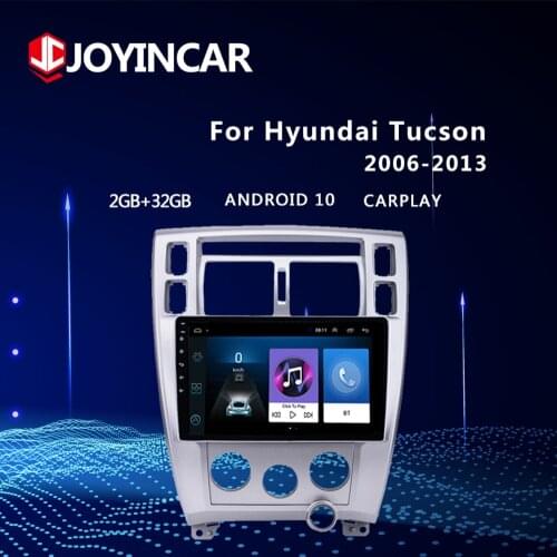 10.1" 2 din Android 10/9.1 car GPS navigation radio Bluetooth multimedia player stereo 2.5D HD for Hyundai Tucson 2006-2013