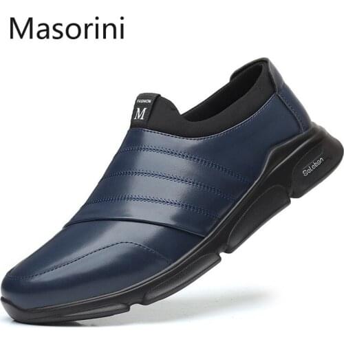 Designer 2021 New Fashion Loafers Men Shoes Leather Sneakers Summer Shoes Men Slip-on Men Shoes Zapatos Hombre Casual Footwear