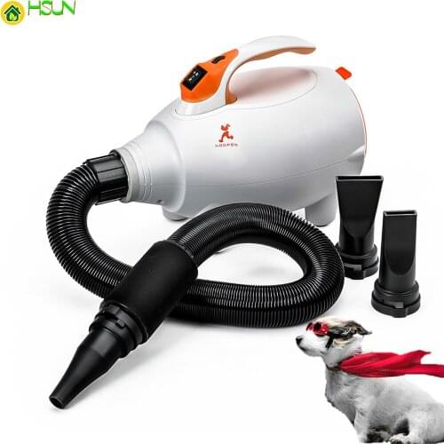 Hot air heater Dog Hair Blower Tool Pet Large Power Dog Water Blower Long Hair Bath Hair Blower Supplies Hot air heater