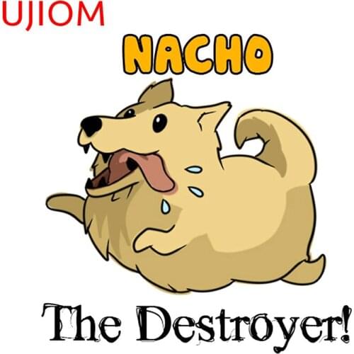 UJIOM Wall Stickers Nacho the Destroyer Bedroom Decorations Sticker Accessories Room Waterproof Home Decor Art Furniture Decal