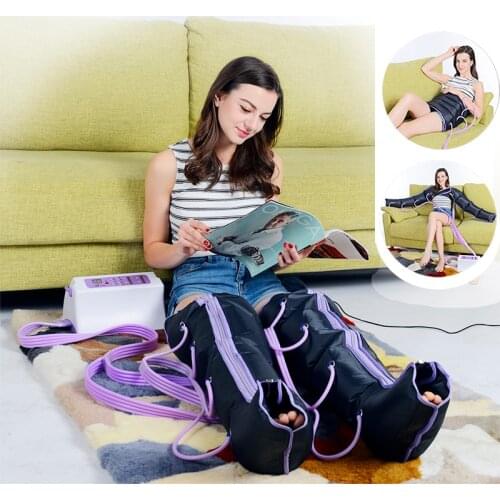 Pneumatic pressure machine device Electric Air Compression Leg Massager Vibration Infrared Arm Waist Air wave at home