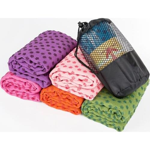 183*61cm Sweat Absorbent Yoga Mat Towel Non Slip Yoga Towel Blanket Fitness Mat For Fitness Exercise Pilates Training