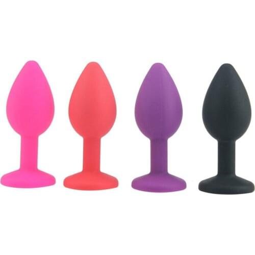 Silicone Anal Plug Ass Prostate Massager Vagina Masturbate Butt Plug Anal Dildo Sex Toys For Woman Man Adult Product No Vibrator