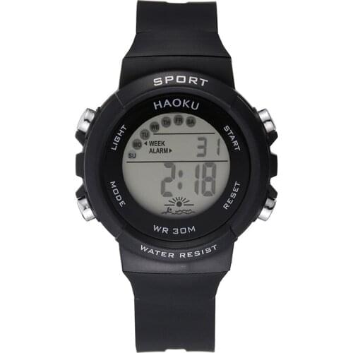 New Fashion Sport Digital Watch for Men Led Screen Chronograph Silicone Smart Watches Boys Wristwatch for Children Women Clock