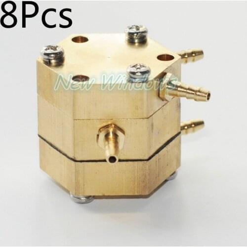 Dental 8Pcs Unit Chair Parts Accessories Hexagonal Water Air Valve Control