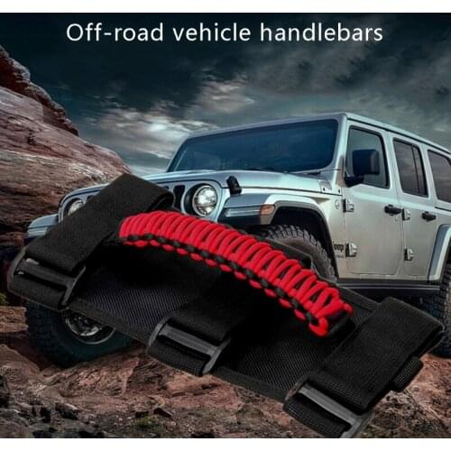 Grab Inner Handle Compatible with Jeep-Wrangler Car Roof Set of Roll Bars Grip Wheel Handles Models Durable Accessories