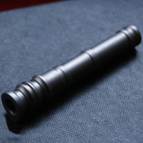 1PC Portable Creative Handmade Titanium Alloy Cigarette Holder Filter Smoking Pipe Creative Gift Outdoor Camping EDC Pocket Tool