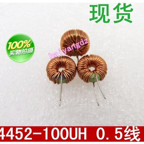 10pcs/100UH 2.5A 11MM Magnetic ring inductors 4452