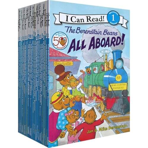 34 Books/Set The Berenstain Bears Childrens School English children Early Educaction English picture Stories reading Book
