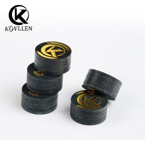KONLLEN Billiard Pool Cue 14mm M Tip Elasticity Plugging Multi-Layers Pigskin Tip Professional Durable Billiard Accessories