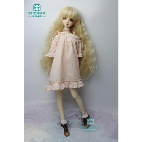BJD doll clothes girl dress fits 60m 1/3 BJD doll temperament cotton dress