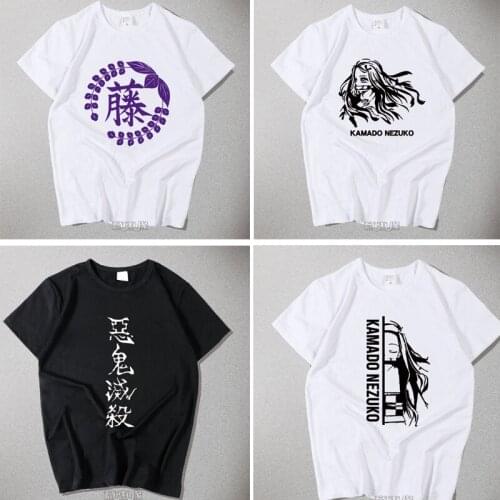 Demon Slayer: Kimetsu no Yaiba Iguro Obanai Kanroji Mitsuri Rengoku Kyoujur T Shirt Japan New Anime Cosplay T-Shirt