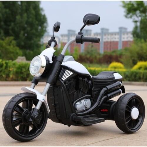 Childrens Electric Motorcycle Tricycle Kids Toys Baby Recharge Double Drive Stroller Large Seated Motorbike 1-6 Years Old