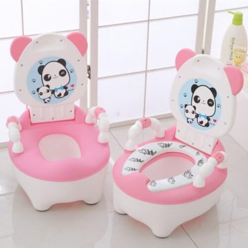 Childrens Pot Soft Baby Potty Plastic Road Pot Infant Cute Baby Toilet Seat Boys And Girls Potty Trainer Seat WC 0-6 Years Old
