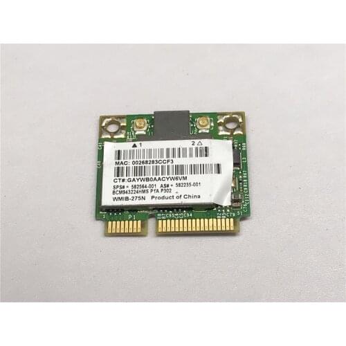 Broadcom BCM943224HMS Wireless wifi mini pcie Card for HP 582564-001 582235-001