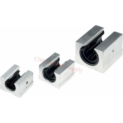 Hot sale 1pc SBR12UU SBR13UU SBR16UU 12mm Linear Ball Bearing Block CNC Router for SBR12 linear guide rail 3D printer parts