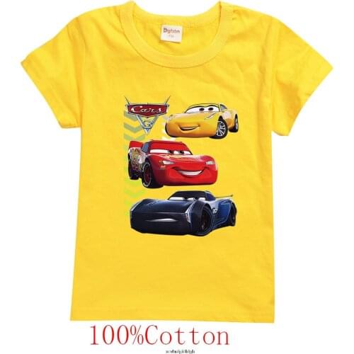 Disney Cartoon Summer Girl Child Short Sleeve T-shirt Baby Kids 95 Car Home School Casual T Shirt Tops Tees Clothes