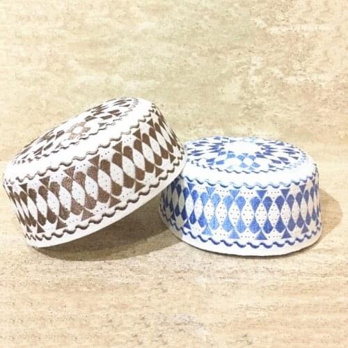 Muslim Islamic Prayer Hat Unisex Men Adults Cotton Knitting Hats Solid Casual Male Leisure Fashionable Mens Skull Cap