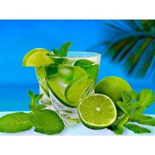 SenyuArt 5DDIY Diamond Painting Full Round Square Drill Embroidery Craft Picture Mosaic Lemon Cross Stitch Kit Decor Accessories