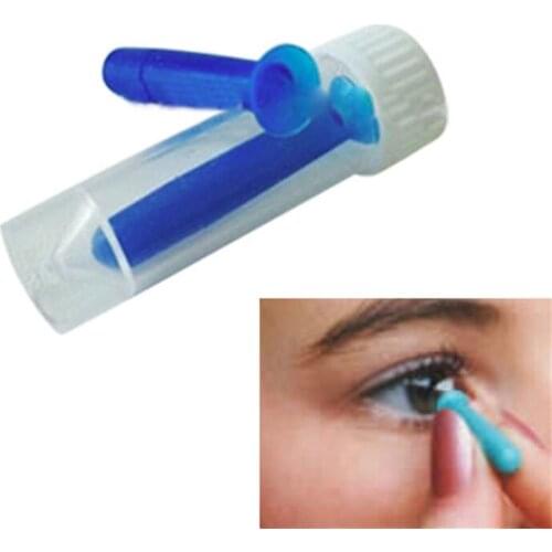 New Portable Contact Lens Inserter for Color Colored Halloween Lenses Solid & Hollow Remover For Hard GP Lenses Fashion Stick