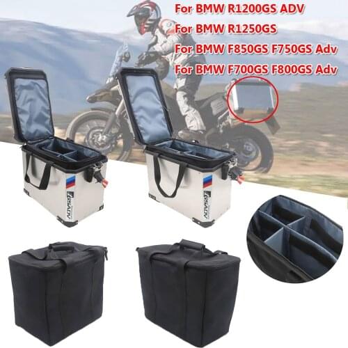NEW Motorcycle Expandable Luggage Bags Inner Bags Saddlebag For BMW F800GS F850GS F750GS ADV R1200GS R1250GS
