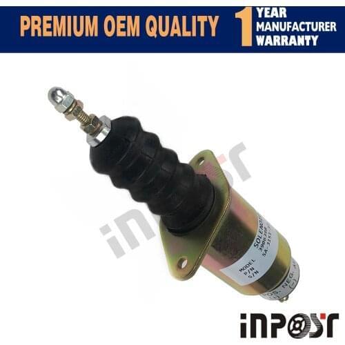 New Fuel Shutoff Stop Solenoid for Cummins Engine 6CTA 8.3L 12V 3906398 SA-3151-12(1 terminal)