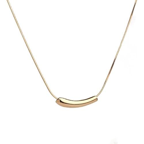 Stainless Steel Necklace for Women 2020 New Elbow Geometry Clavicle Chain Jewelry Accessories Wholesale