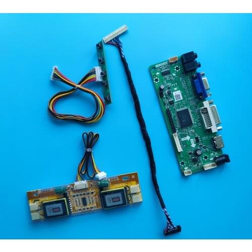 M.NT68676 Controller board HDMI-compatible Audio DVI 4 Lamps LCD LVDS kit For MT190AW01 VGA Screen 1440X900 Panel monitor 19"