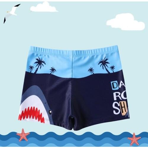 Swimming Trunks for Boys Shark Trunks Swimsuit Childrens Swimwear Kids Trunk Shark Beachwear Boys Bathing Suit 1for 120-130cm
