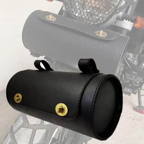 High quality Motorcycle Saddle Bags PU Leather otorbike Side Tool Tail Bag Luggage For Yamaha XJR1300 XJR1200 XJR400R TDM 900