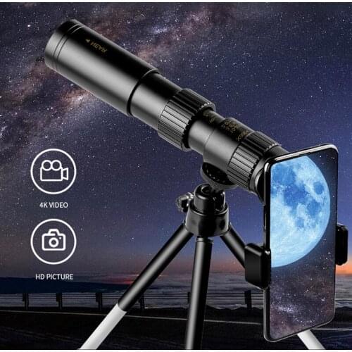 High-quality Monocular Zoom Telescope 10-300x40 Zoom Portable Telescopic High-power High-definition Outdoor Telescope