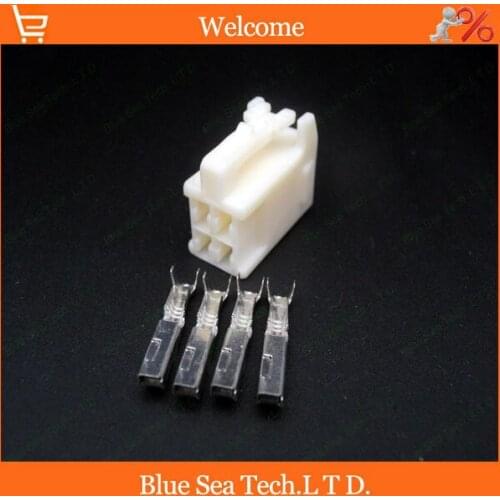 10 set 2.2mm 4 Way/pin male Electrical Connector plug,Auto Male connector for Car,motorcycle,electrombile etc
