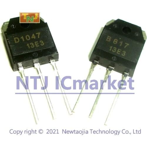 10 PAIRS 2SB817 + 2SD1047 TO-247 (10 D1047 + 10 B817 ) Power Transistors