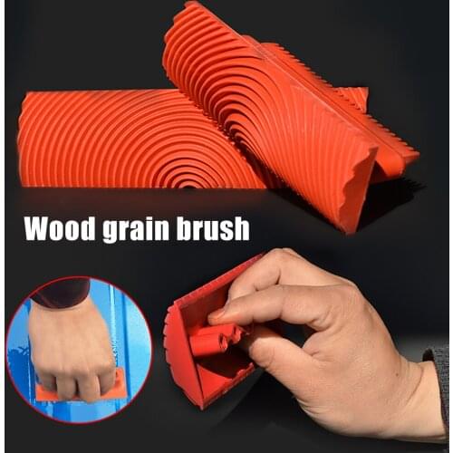 3Inch And 6Inch Imitation Wood Grain Tools Wood Grain Art Paint Texture Brush