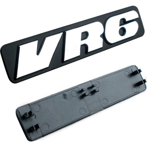 ApplyToPlastic Chrome MK3 Vento Corrado Golf 3 VR6 Grill Grille Front Rear truck boot Badge Car Emblem for VW JETTA Golf Passat