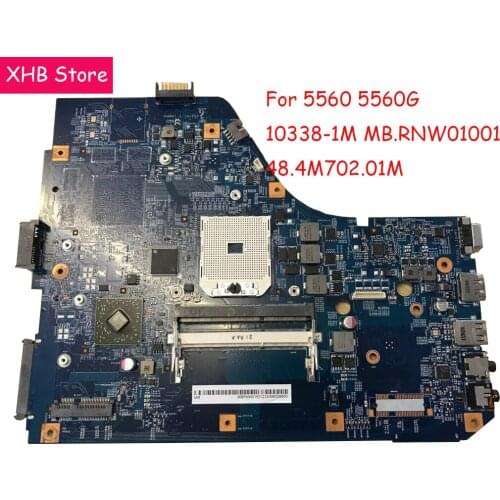 Free CPU MB.RNW01001 48.4M702.01M For Acer 5560 5560G Motherboard 10338-1M tested