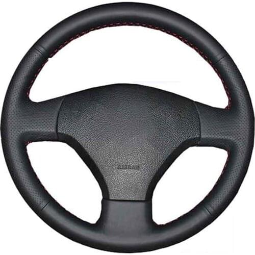 Car Steering Wheel Cover For Jetta 5 2006-2010 for Old Jetta Customize DIY Steering Wrap Microfiber Leather Hand Sewing