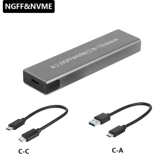 VODOOL M2 SSD Hard Disk Case USB 3.0 Type C to M.2 NGFF Adapter External Hard Disk Enclosure Support UASP for Laptop