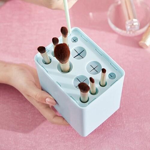 Make Up Brush Holder Organizer For Cosmetic Makeup Organizers Storage Box Pen Holder Lipstick Pencil Storage Rack Nail Polish