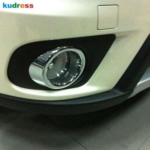 For Dodge Journey JCUV 2013 2014 ABS Chrome Front Fog Light Lamp Cover Trim Foglight Covers Car Styling Accessories