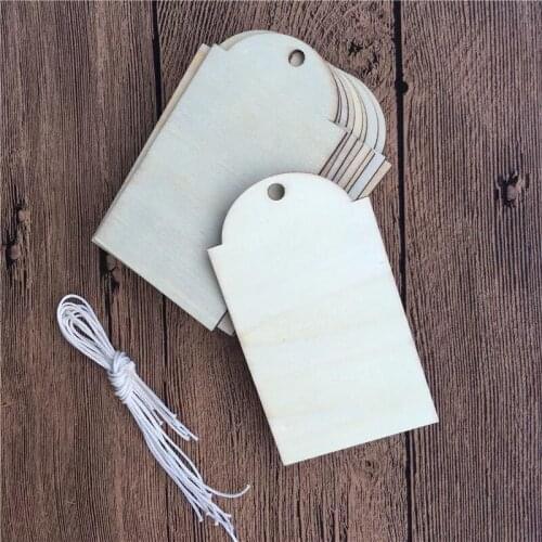 Christmas Hanging Decorations Blank Wooden Christmas Tree Ornament