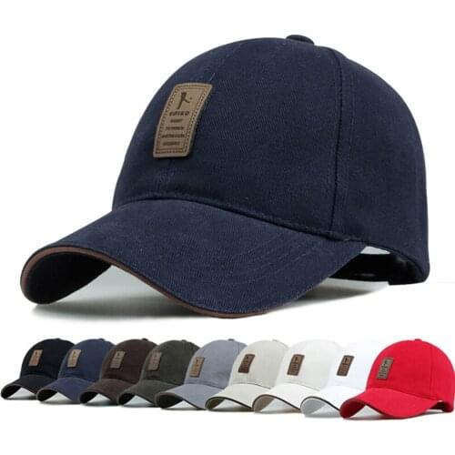 Men Women Summer Plain Curved Outdoor Sun Block Baseball Cap Adjustable Hat