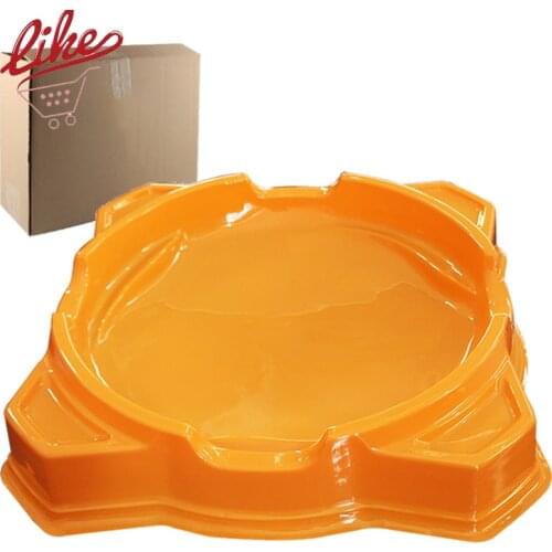 Laike 33cm Orange BeyStadium Battling Tops Arena Hard Plastic Burst Gyro Spinning Top Stadium Plate Combat Toys Box Package