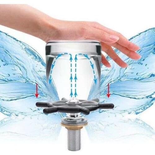 High Pressure Cup Washer Five Hole Nozzle Stainless Steel Free Your Hands Automatic Glass Rinser Kitchen Accessories
