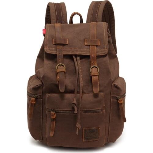 Man Canvas Backpacks Women Schoolbags Male Unisex Military Backpack Trekking Rucksacks bolsa feminina mochila escolar