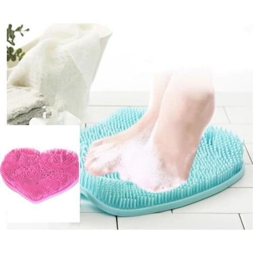New Foot-washing Mats Foot Exfoliation Dead Skin Calluses Rubbing Feet Sole Cleaning Massage Brush Sole Massage Cushion pedicure