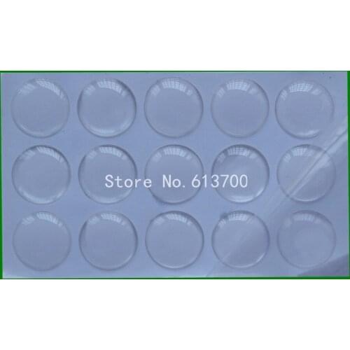 Wholesale 15 mm Circle Epoxy Dome Covers,Clear Epoxy Sticker For DIY Making 1000 pcs/lot