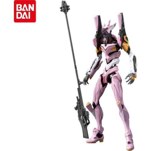 BANDAI Genuine Assembled Model RG EVA 08a NEON GENESIS EVANGELION 08 Mari Makinami Illustrious Model Action Figure Toys