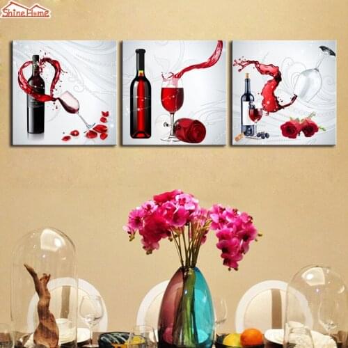 Настенные картины на кухню ShineHome China At AliExpress