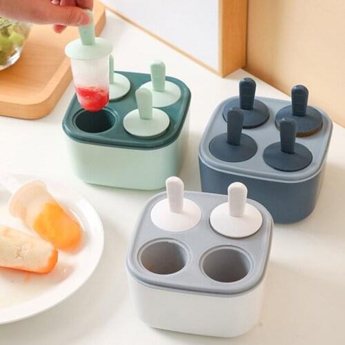 Silicone Molds Ice Cream Chocolate Molds Ice Cube Tray Food Safe Popsicle Maker DIY Homemade Freezer Ice Lolly Mould